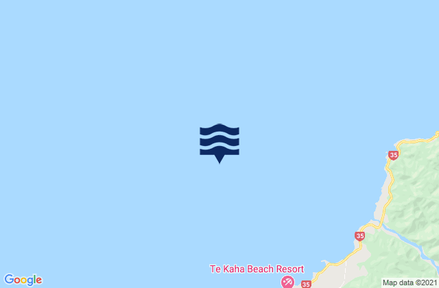 Bay of Plenty, New Zealand tide times map