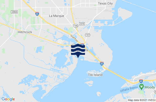 Bayou Vista, United States tide chart map