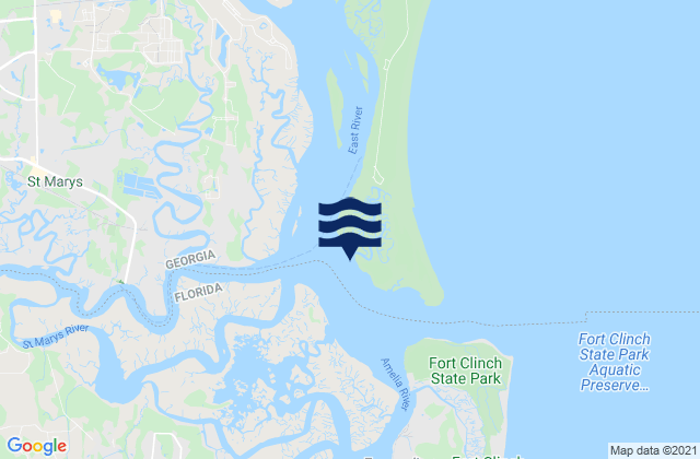 Beach Creek Ent. (Cumberland Island), United States tide chart map