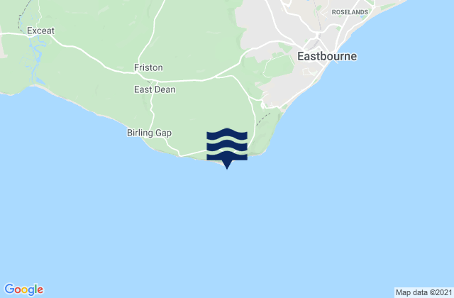 Beachy Head, United Kingdom tide times map