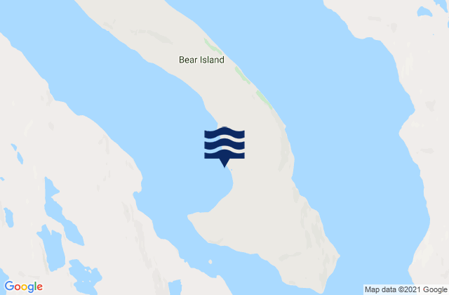 Bear Island, Canada tide times map
