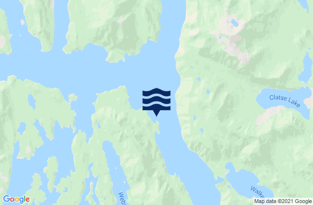 Beaumont Island, Canada tide times map