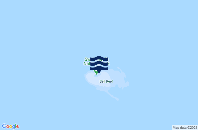 Bell Cay, Australia tide times map