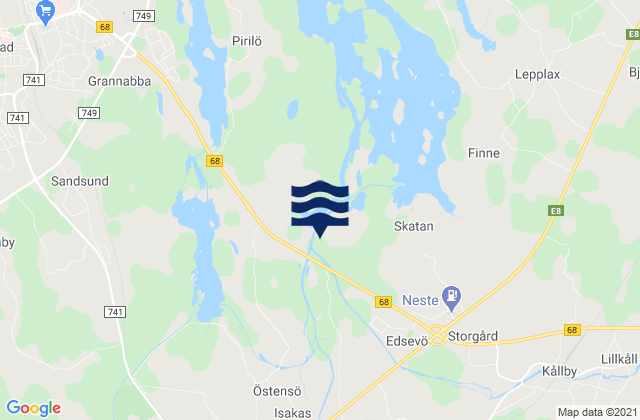 Bennaes, Finland tide times map