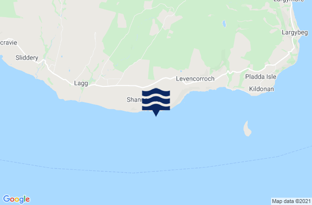 Bennan Head, United Kingdom tide times map