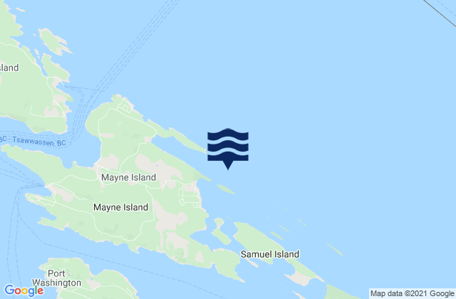 Bennett Bay, Canada tide times map