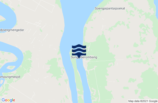 Berembang (Sungi Panai), Indonesia tide times map