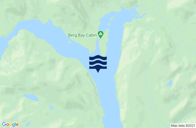 Berg Bay, United States tide chart map