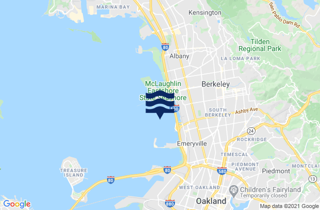 Berkeley Yacht Harbor, United States tide chart map