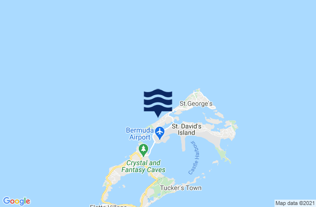 Bermuda Esso Pier, United States tide chart map