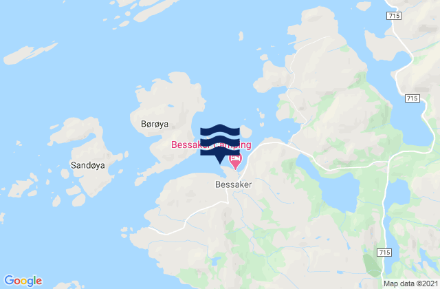 Bessaker, Norway tide times map