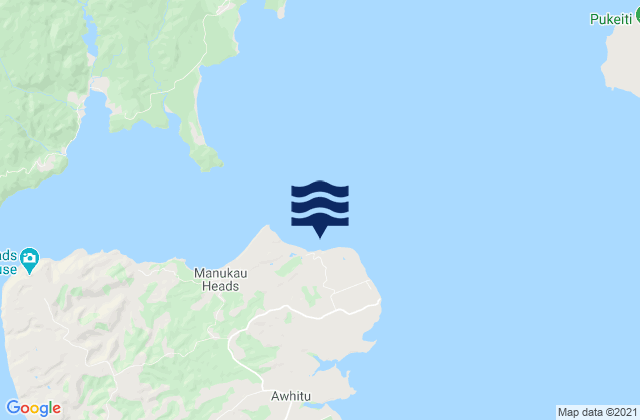 Big Bay, New Zealand tide times map