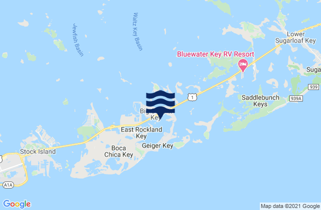 Big Coppitt Key, United States tide chart map