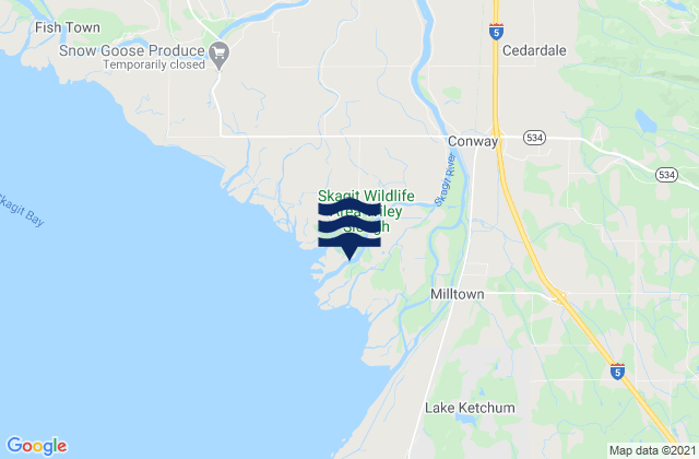 Big Lake, United States tide chart map