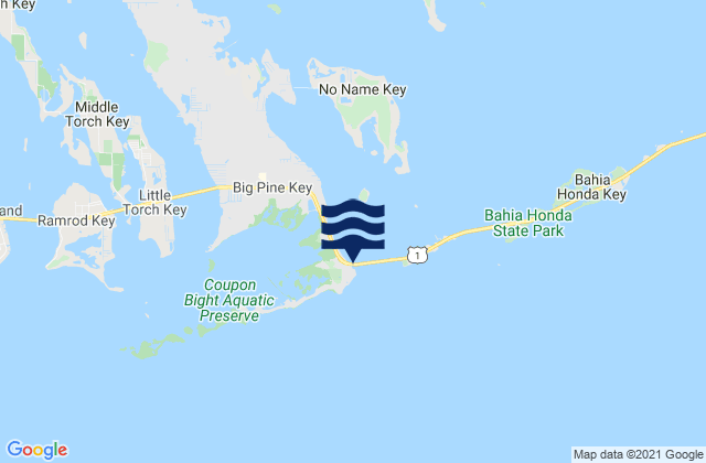 Big Pine Key (Spanish Harbor), United States tide chart map