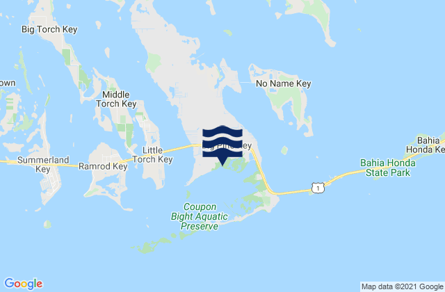 Big Pine Key, United States tide chart map