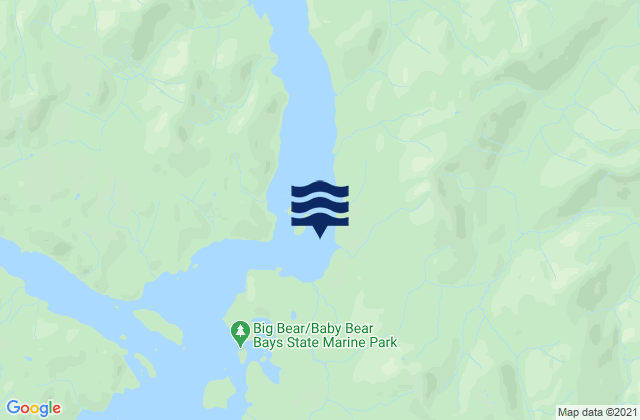 Big Rose Island, United States tide chart map