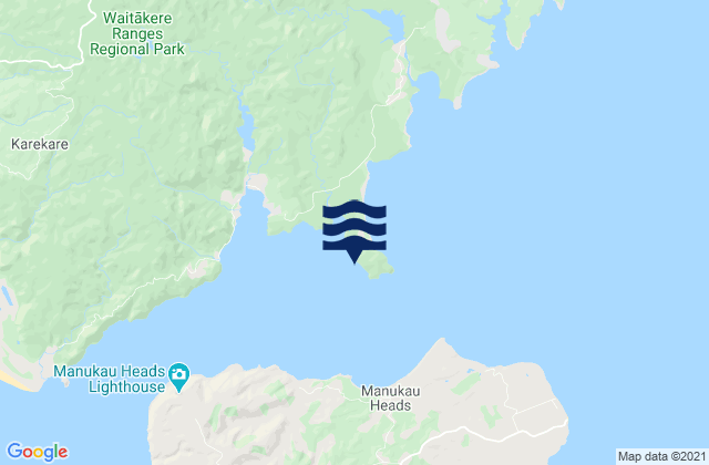 Bigsea Bay, New Zealand tide times map