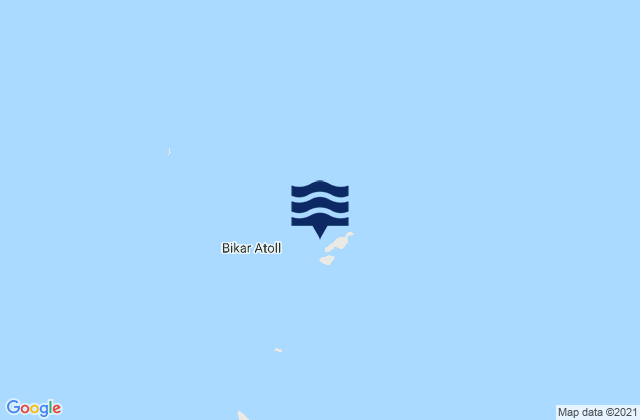 Bikar (Dawson) Atoll, Kiribati tide times map