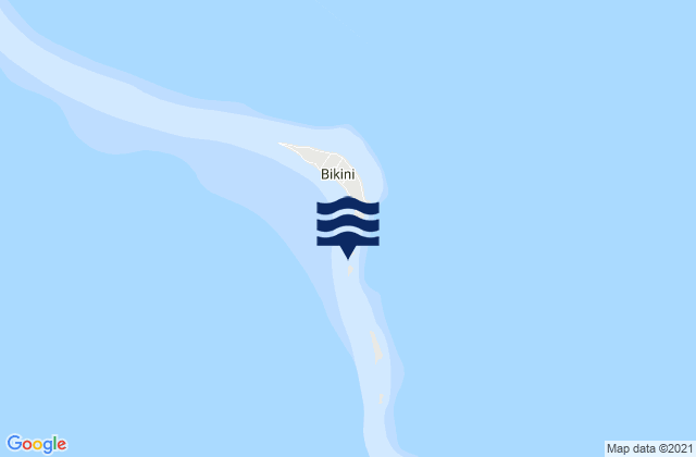 Bikini Atoll, Micronesia tide times map