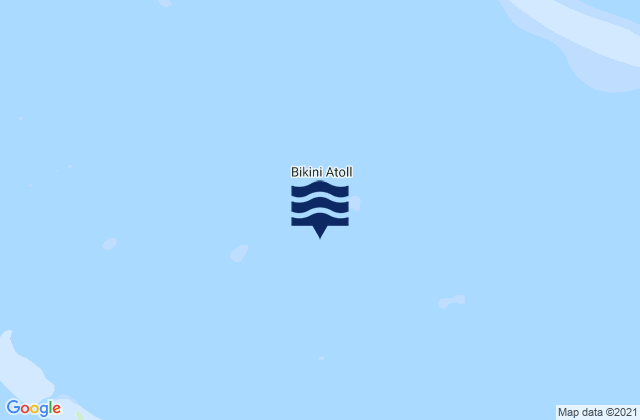 Bikini Atoll, Marshall Islands tide times map