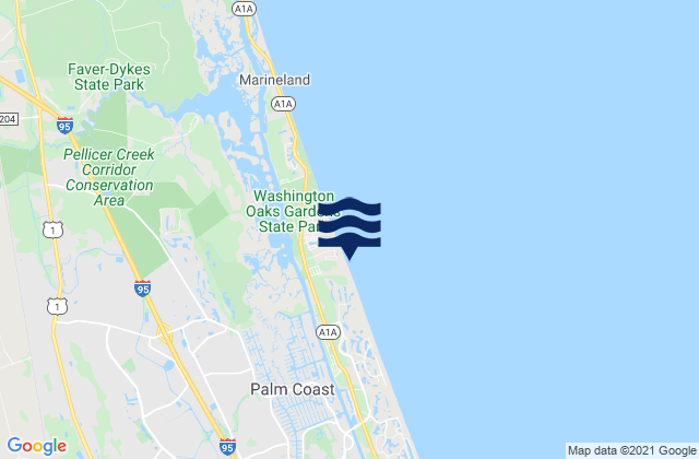Bing Landing, United States tide chart map