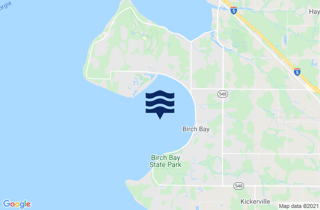 Birch Bay, United States tide chart map