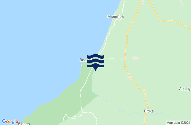 Bitica, Equatorial Guinea tide times map