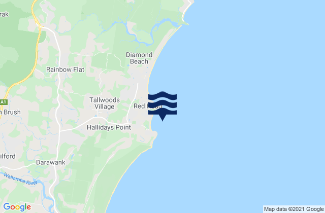 Black Head Bay, Australia tide times map