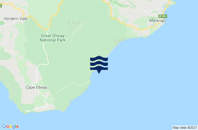 Blanket Bay, Australia tide times map