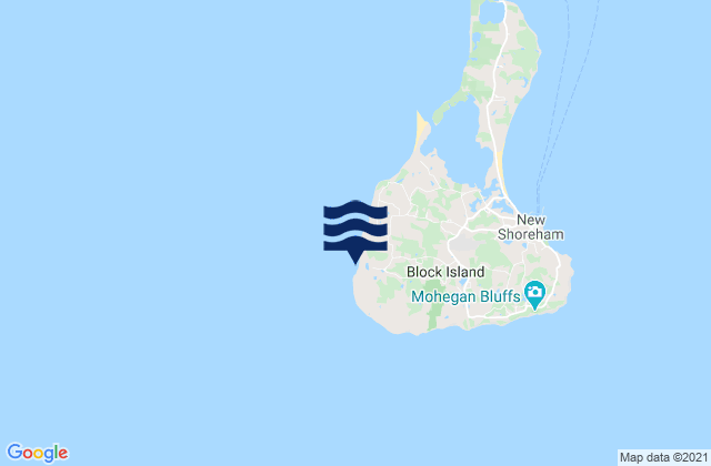 Block Island (West), United States tide chart map