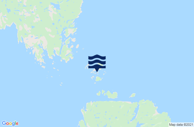 Block Islands, Canada tide times map