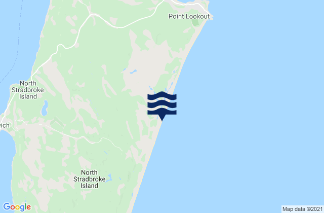 Blue Lake Beach, Australia tide times map