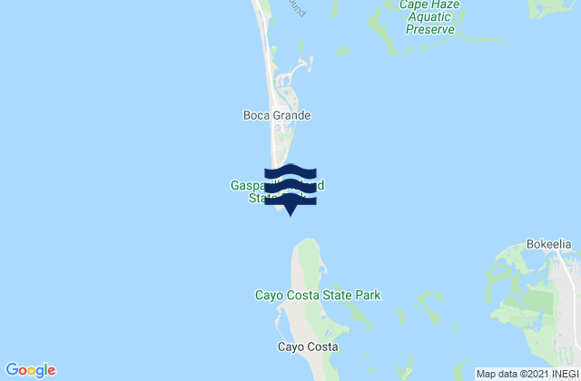 Boca Grande Pass Charlotte Harbor, United States tide chart map