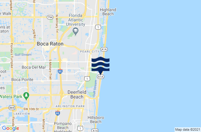 Boca Raton (Lake Boca Raton), United States tide chart map