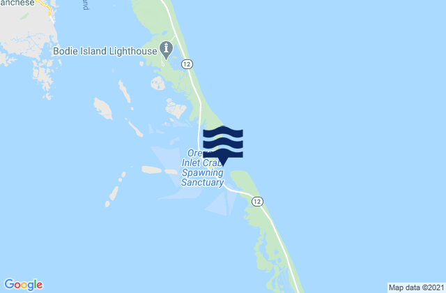 Bodie Island-Pea Island, United States tide chart map