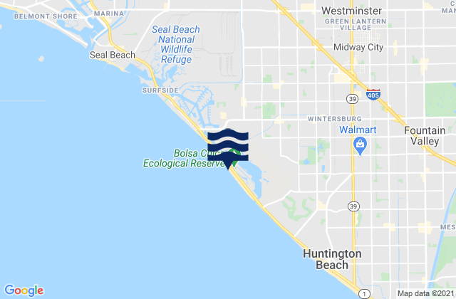 Bolsa Chica State Beach, United States tide chart map