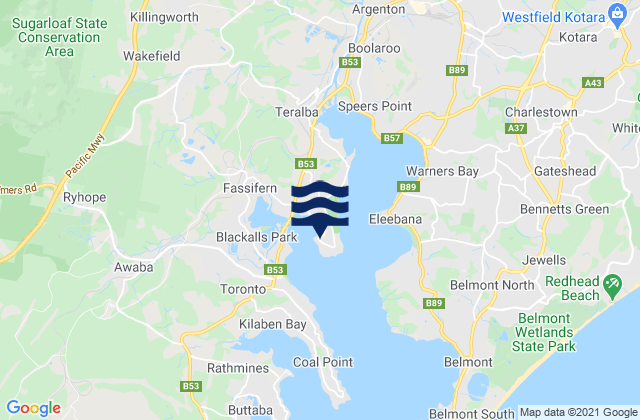 Bolton Point, Australia tide times map