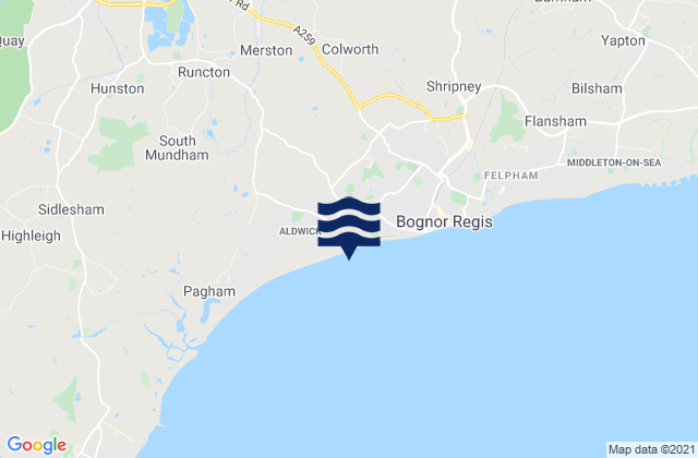 Boxgrove, United Kingdom tide times map