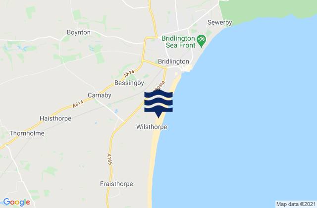 Boynton, United Kingdom tide times map