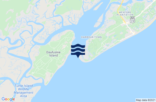 Braddock Point Hilton Head Island, United States tide chart map