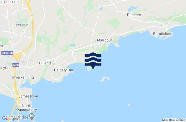 Braefoot Bay, United Kingdom tide times map