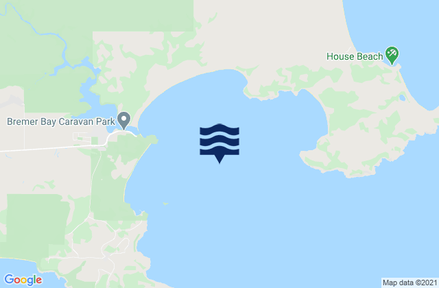 Bremer Bay, Australia tide times map