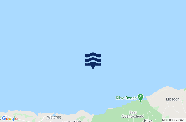 Bridgwater Bay, United Kingdom tide times map