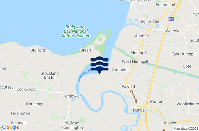 Bridgwater, United Kingdom tide times map