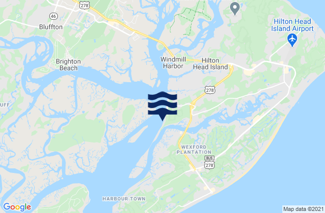 Broad Creek (Hilton Head Island), United States tide chart map