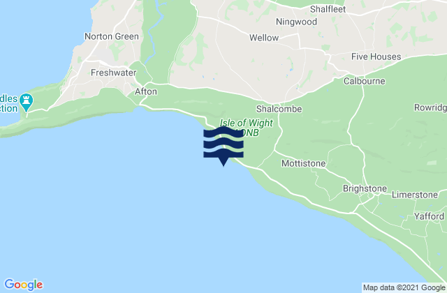 Brook Bay Beach, United Kingdom tide times map