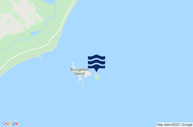 Broughton Island, Australia tide times map