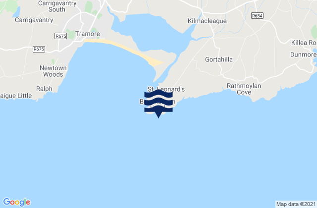 Brownstown Head, Ireland tide times map