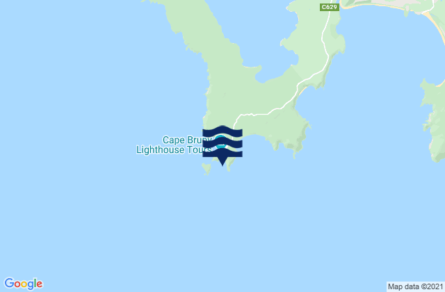 Bruny Island - Lighthouse Bay, Australia tide times map
